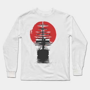 sailing ship tell me I'm back to life Long Sleeve T-Shirt